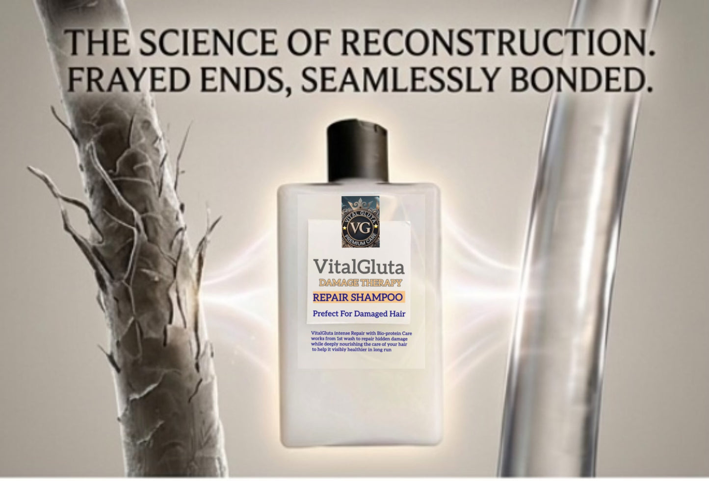 VitalGluta Shampoo For Damage Hair