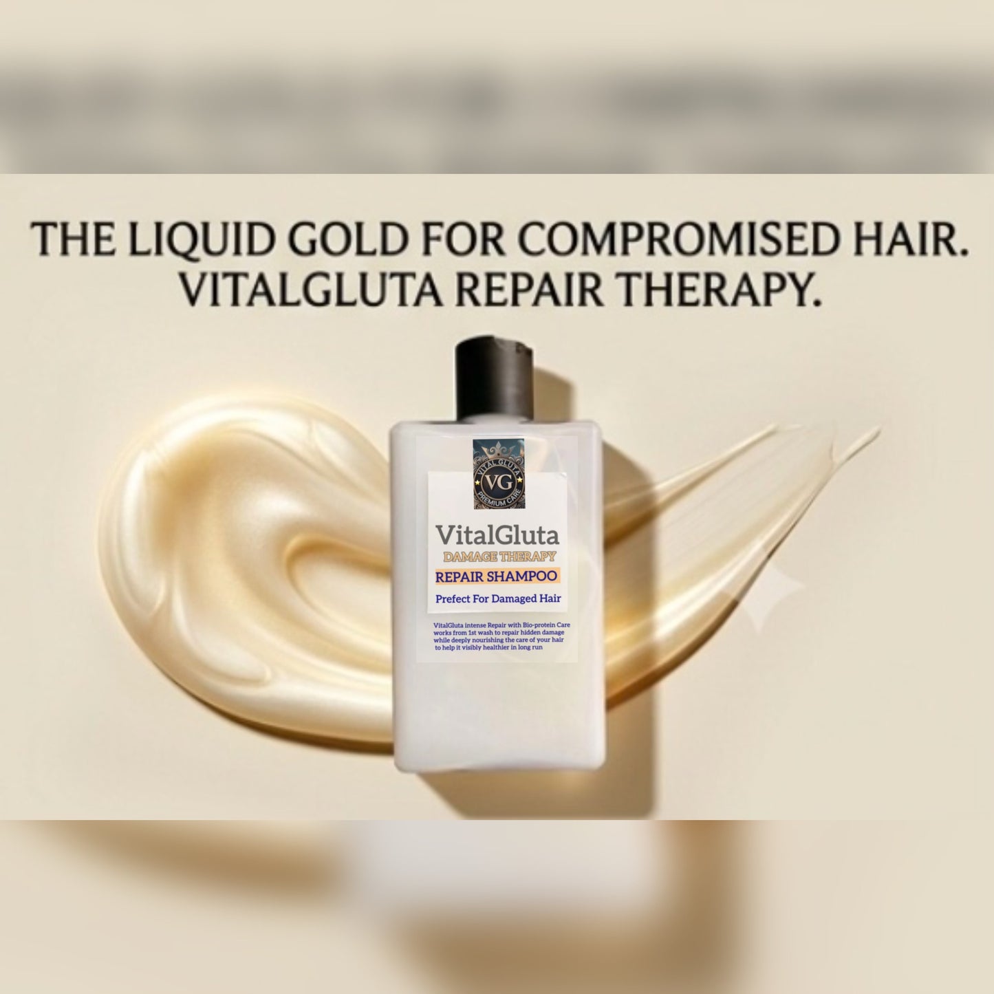 VitalGluta Shampoo For Damage Hair