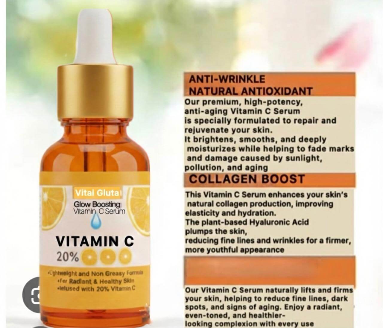 7🌟Vital Gluta Vitamin C Serum🌟 - Vital Gluta