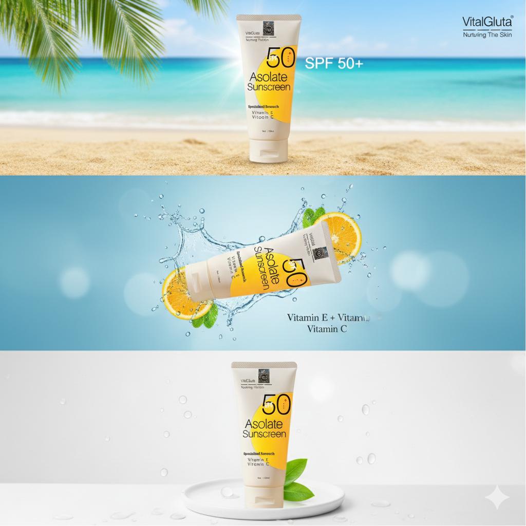 1 Sunscreen SPF 50+ VitalGluta