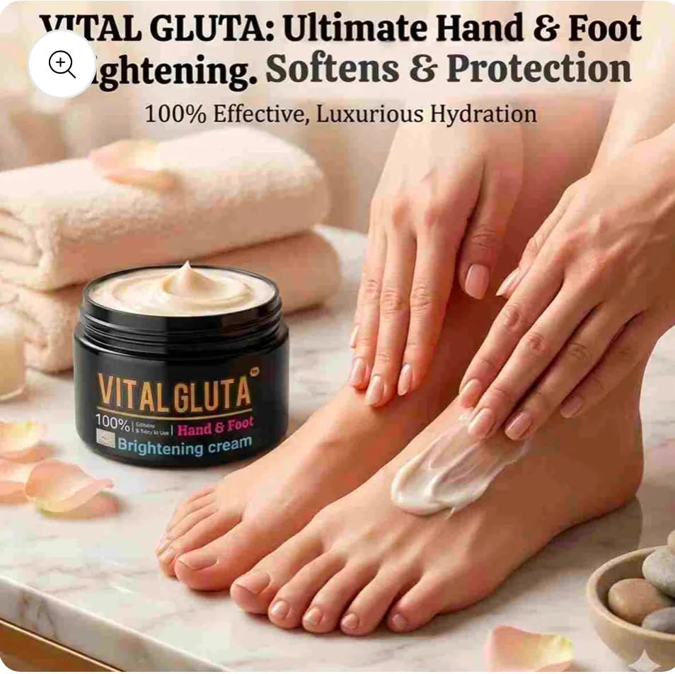 glutathione cream for hands and feet Gluta White Hand & Foot 100ml Brightening PKR 590 Markaz 2 VitalGluta Hand And Foot