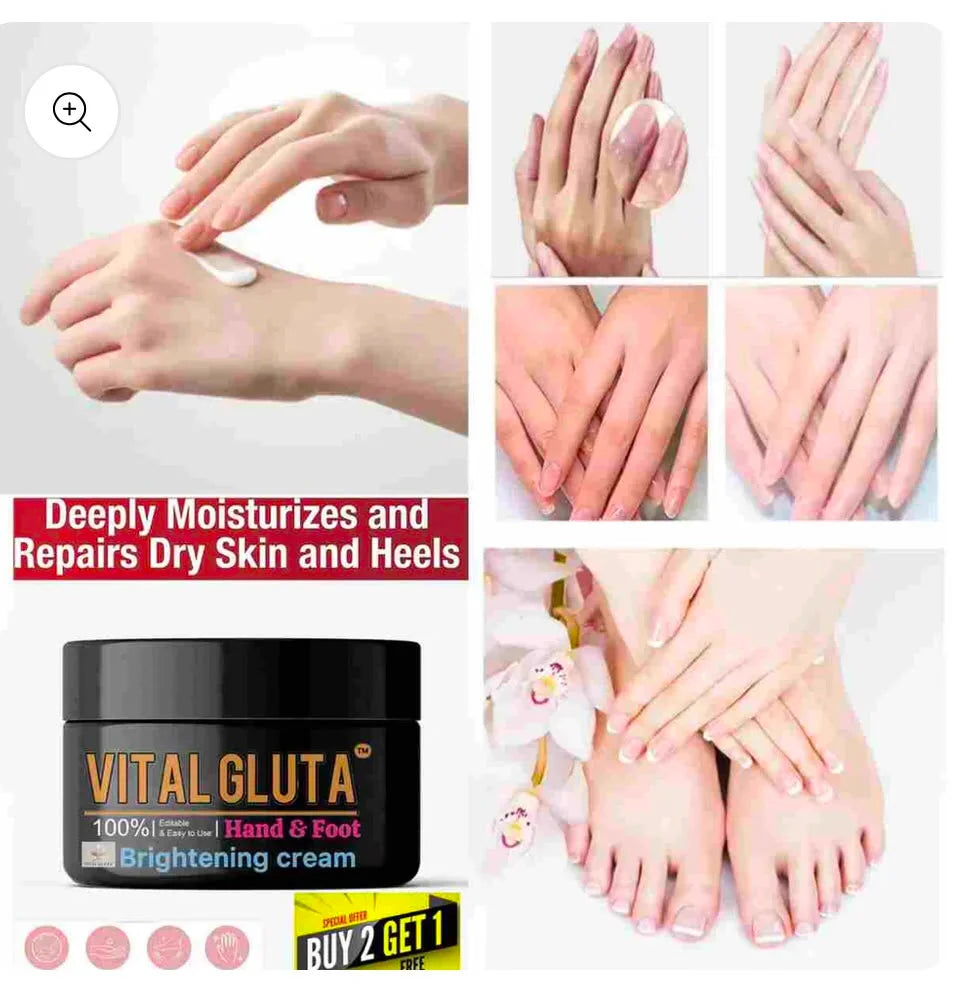 glutathione cream for hands and feet Hand & Foot Care Set 3-Piece Whitening  PKR 1,850  Markaz Selfcare X Gluta 1 Hand