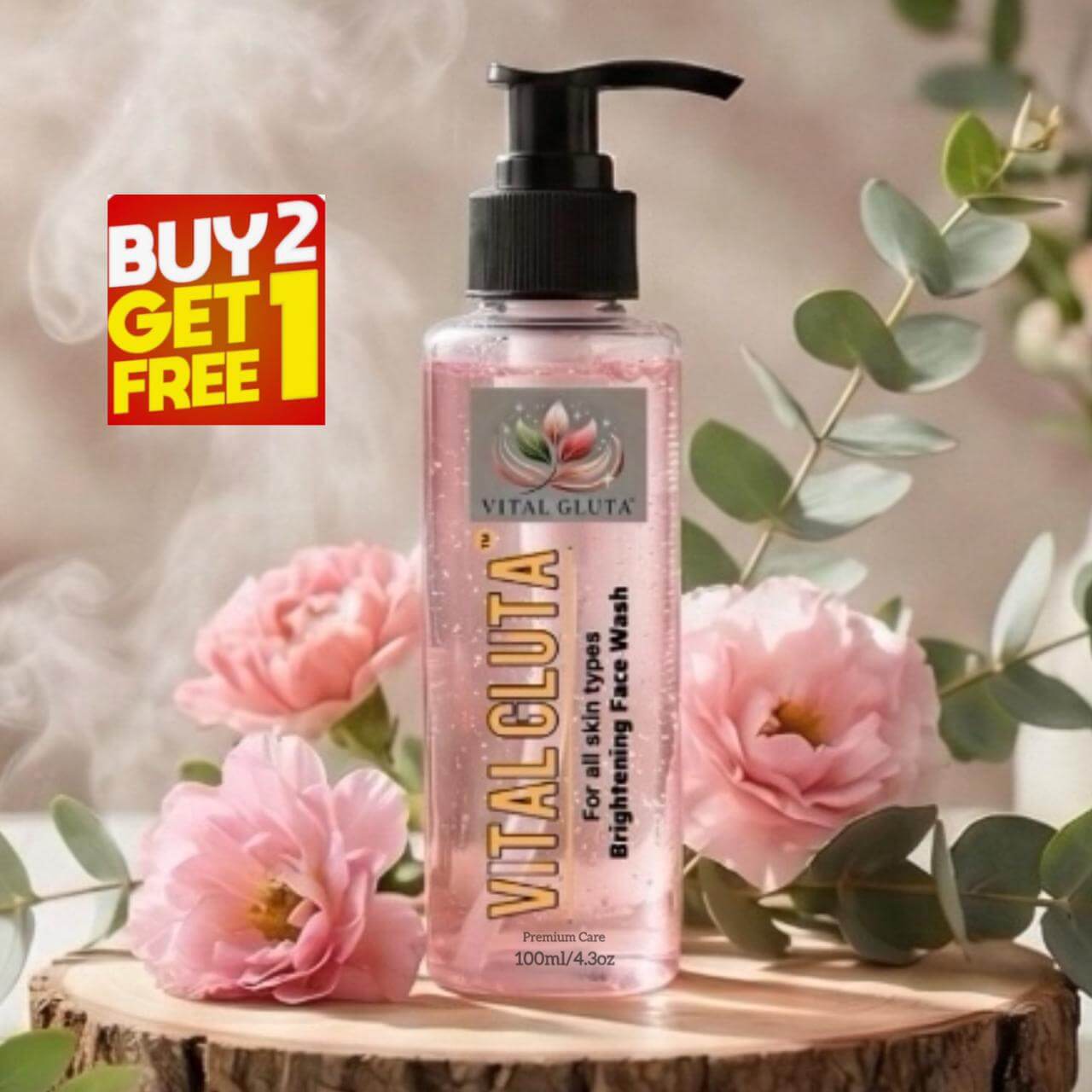 5✨New Vital Gulta Brightening Face Wash 100ml⚡️ - Vital Gluta