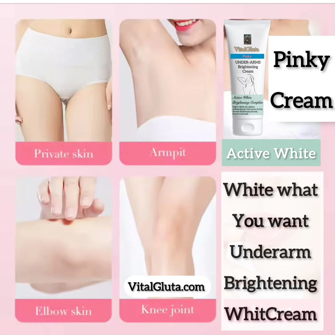 3 Pinky Underarm Brightening Cream